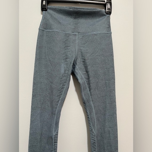 𝅺ZYIA ACTIVE Blue Python Snake Print Leggings H. - Picture 16 of 16